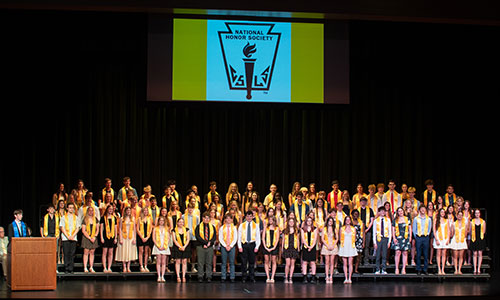 The 2026 PHS National Honor Society inductees.