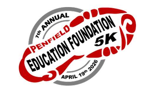Logo: 7th Annual Penfield Education Foundation 5K April 19, 2026