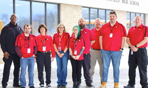 Members of the PHS Safety and Security team.