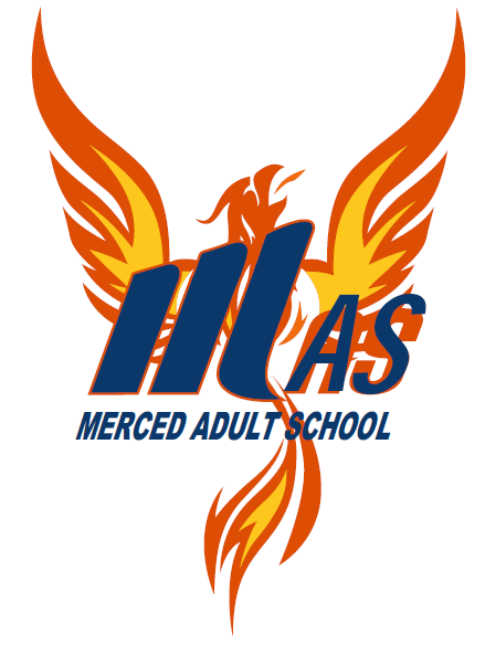 Merced adult school Phoenix logo