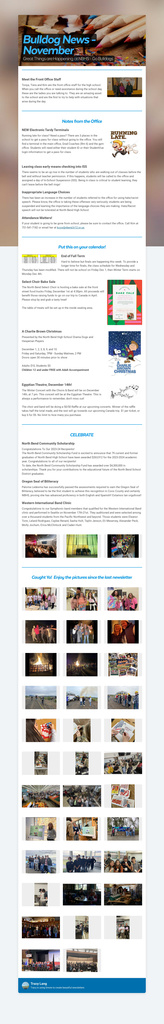 Bulldog November Smore Newsletter