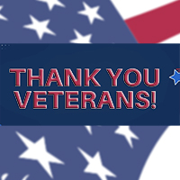 A special thank you to VISD staff and family member's veterans