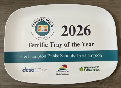 A white rectangular tray displays '2026 Terrific Tray of the Year' award text.