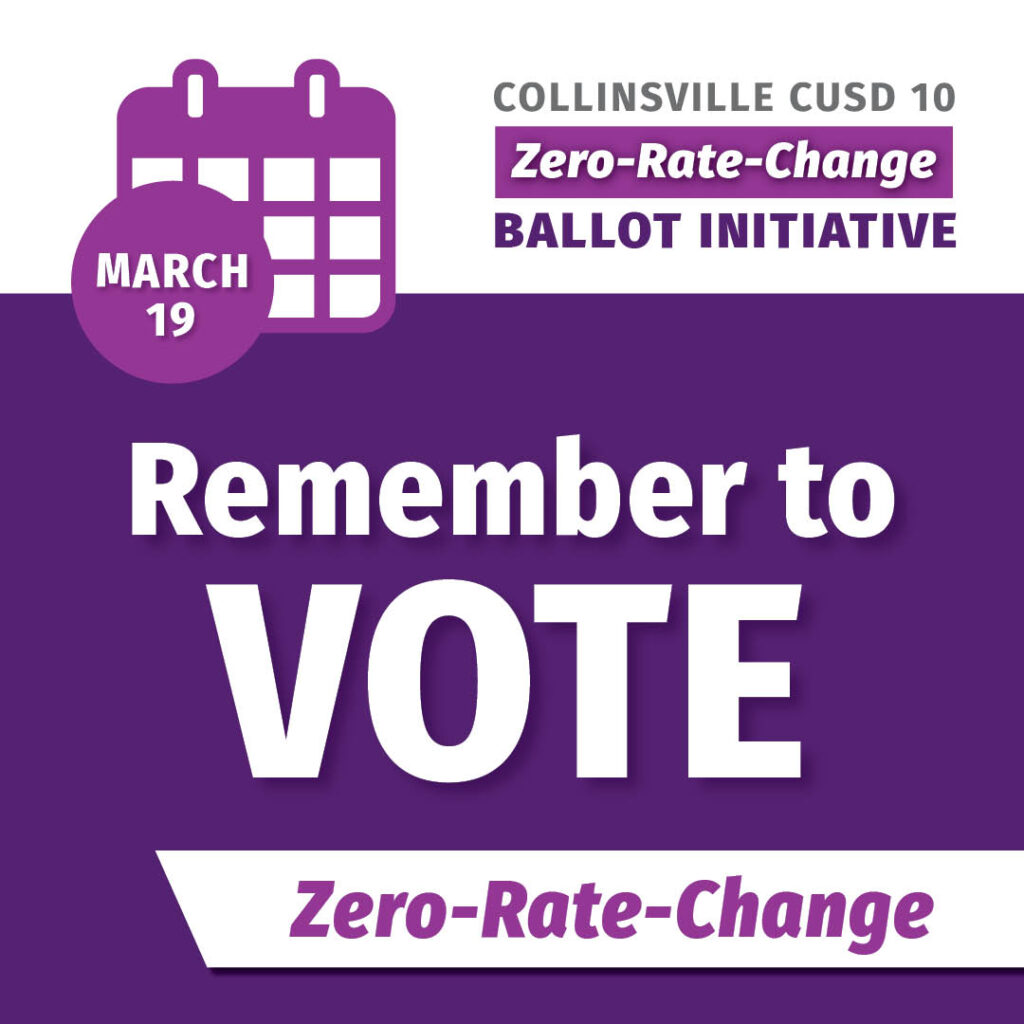 Remember to vote, zero-rate-change ballot initiative