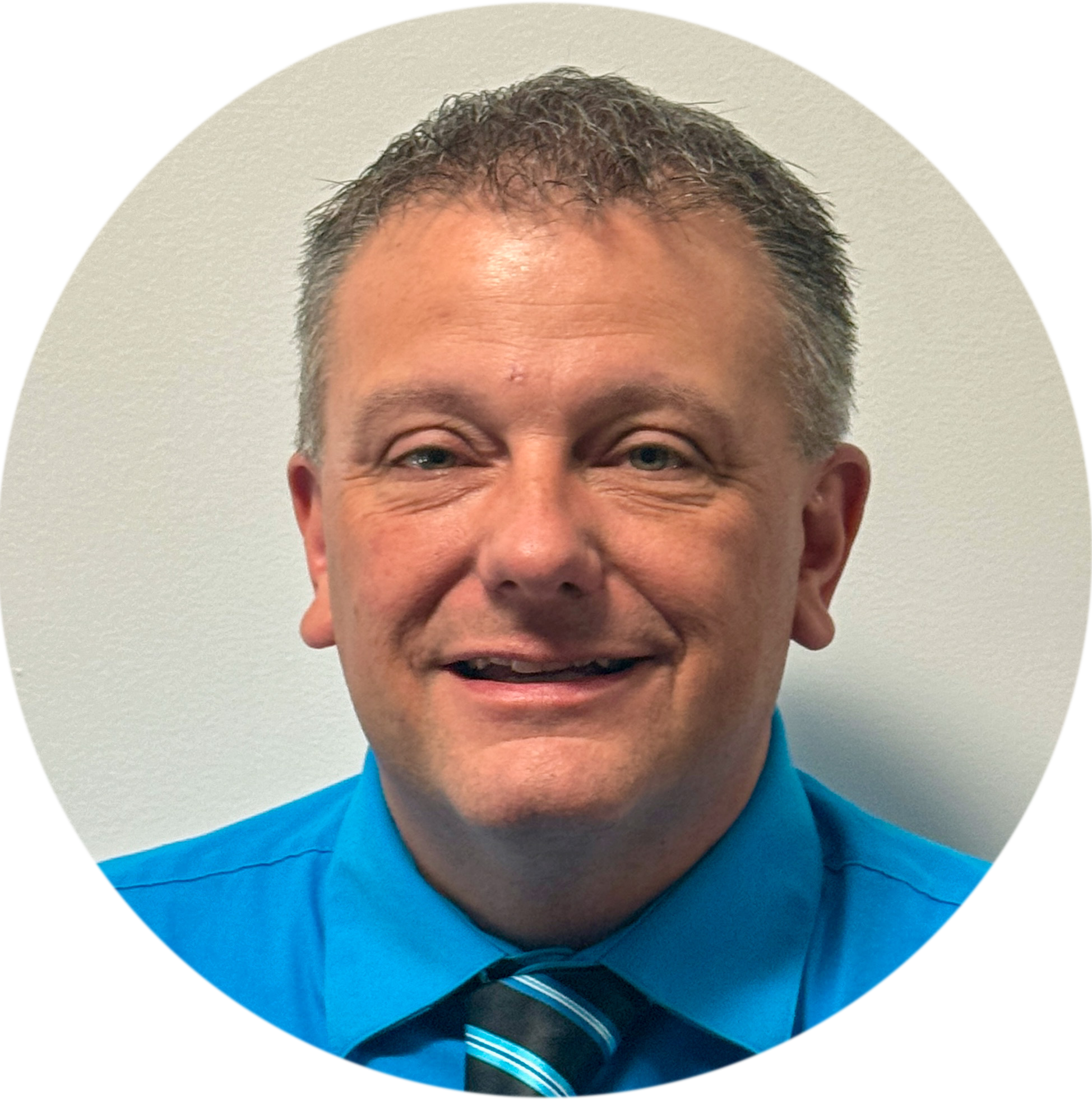 Man in a shirt and tie