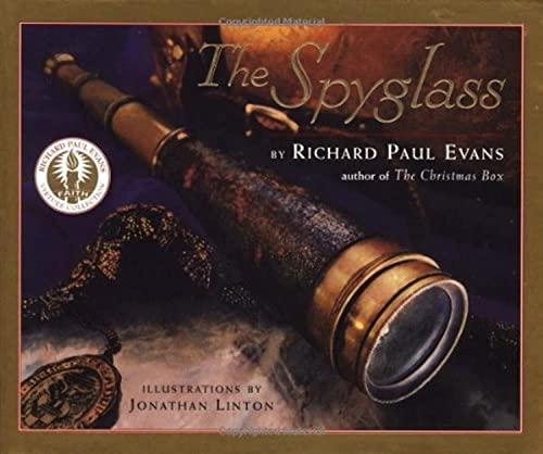 The book cover of 'The Spyglass' by Richard Paul Evans, featuring an antique spyglass on the cover.