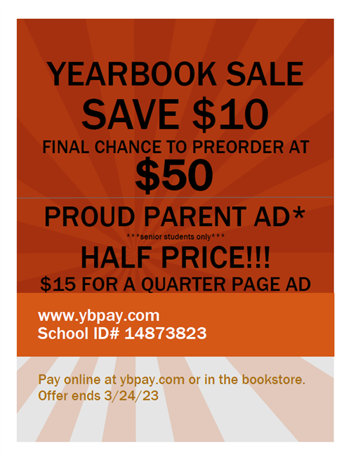 Yearbook Sale
