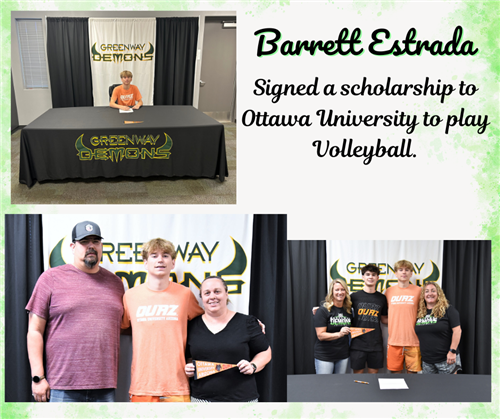 Barrett Estrada Signing