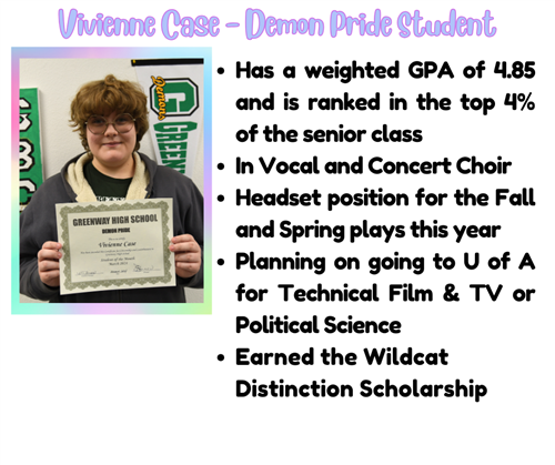 Viviennne Case Demon Pride Student