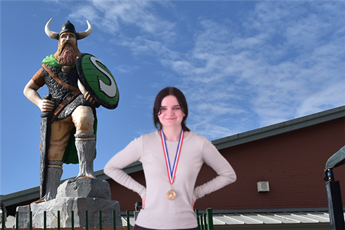 Senior Abby Wolf received the Gold Medal Congressional award this summer. The Congressional award is a measure of physical fitness, personal development and voluntary public service. Wolf completed over 400 hours volunteering with the National Charity League which aided Phoenix Children's Hospital and St. Mary's Food Bank. She additionally spent 200 hours learning computer languages which she used at the Sunnylsope Robotics Team. Further, Wolf completed over 200 hours of physical fitness through tennis and individual enrichment.