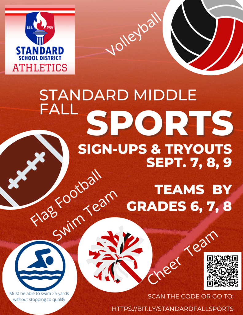 standard middle fall sports