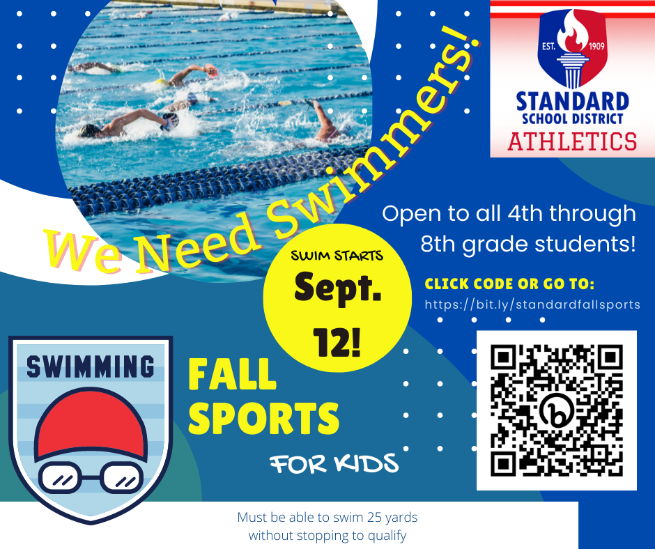 We need swimmers!