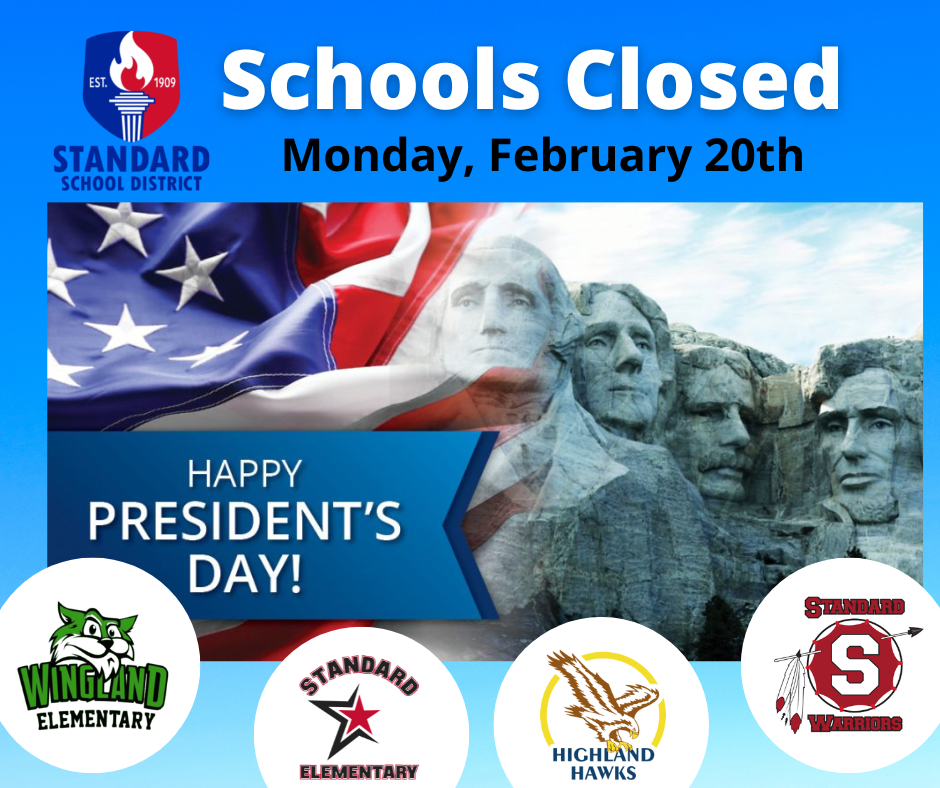 Schools closed for the Presidents' Day