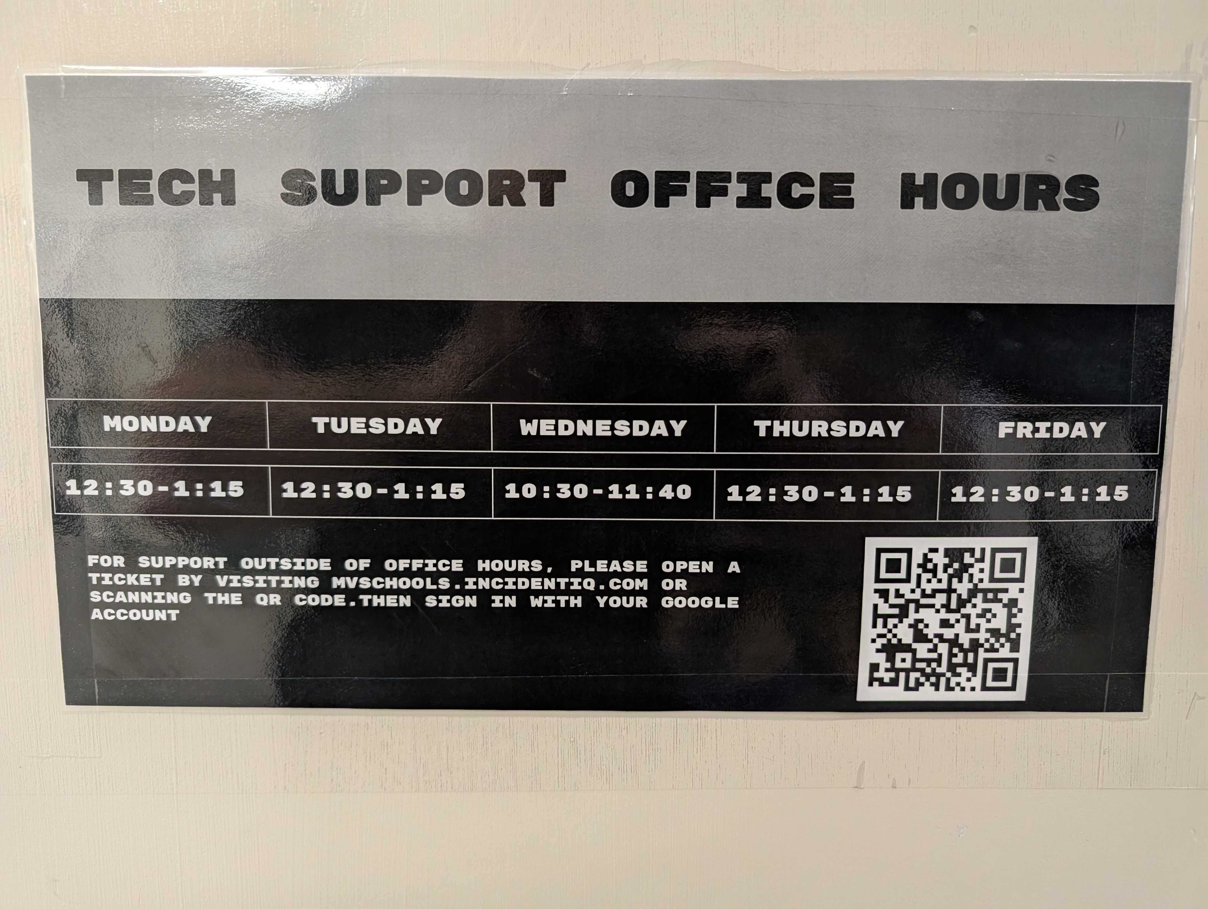 Mill Valley Middle School - Tech Support