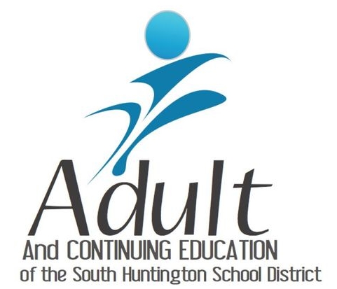 Adult and continuing education of the south huntington school district logo