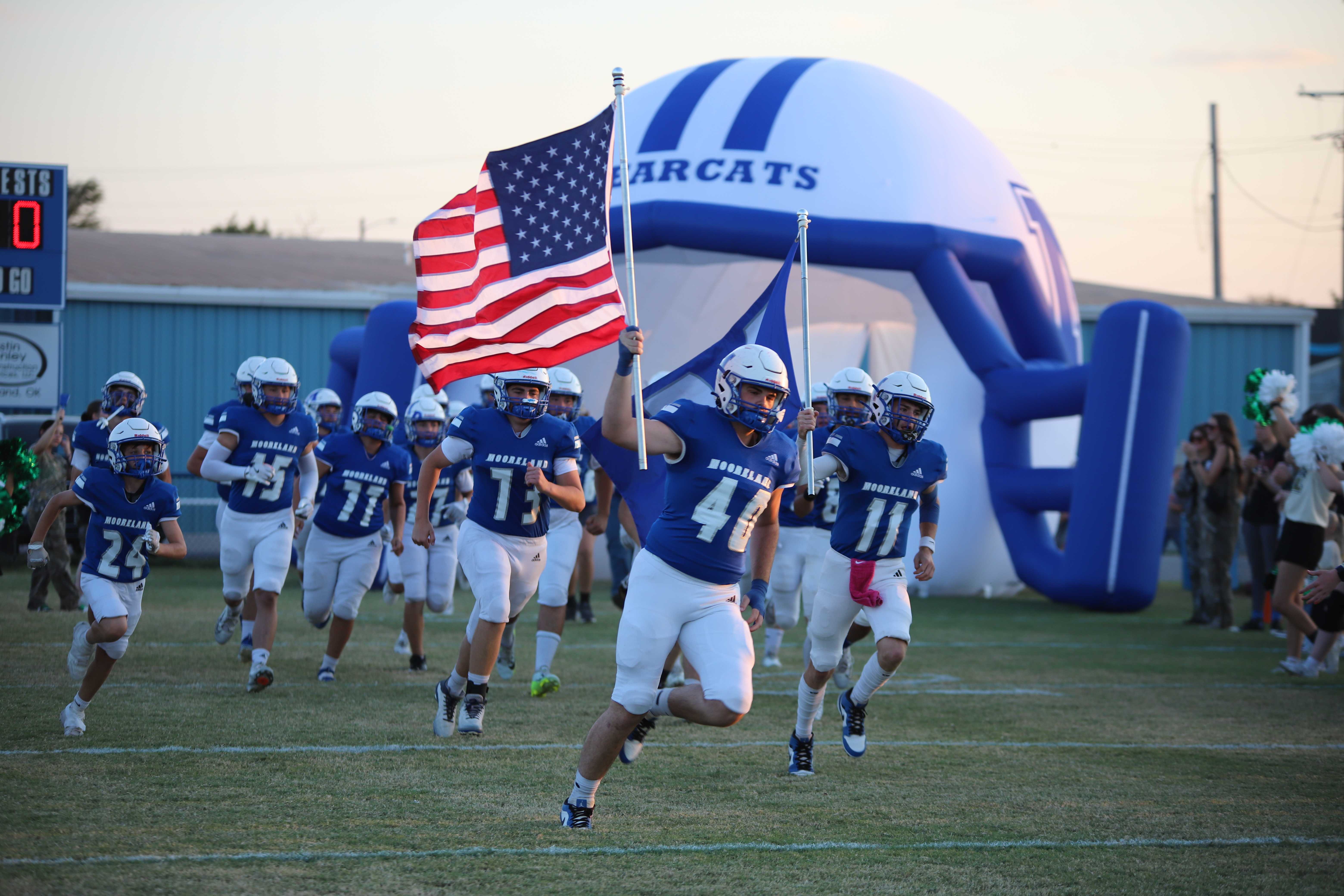 football tunnel