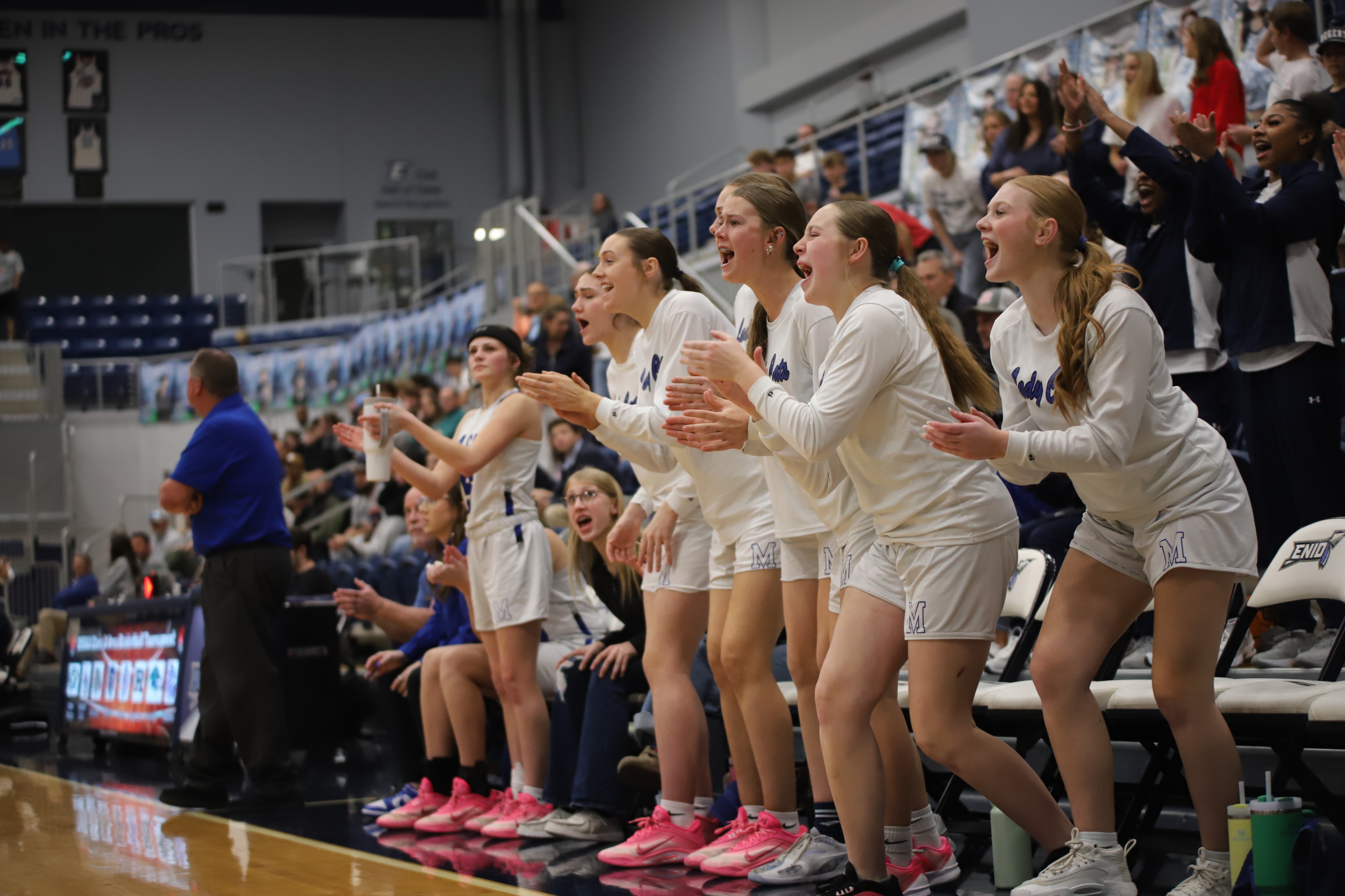 Girls Basketball bench