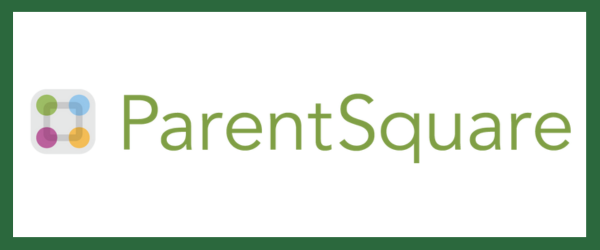 The ParentSquare logo features a colorful graphic and text.