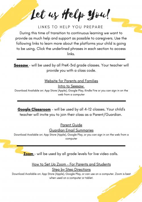 Renwick USD 267 Spring 2020 Continuous Learning