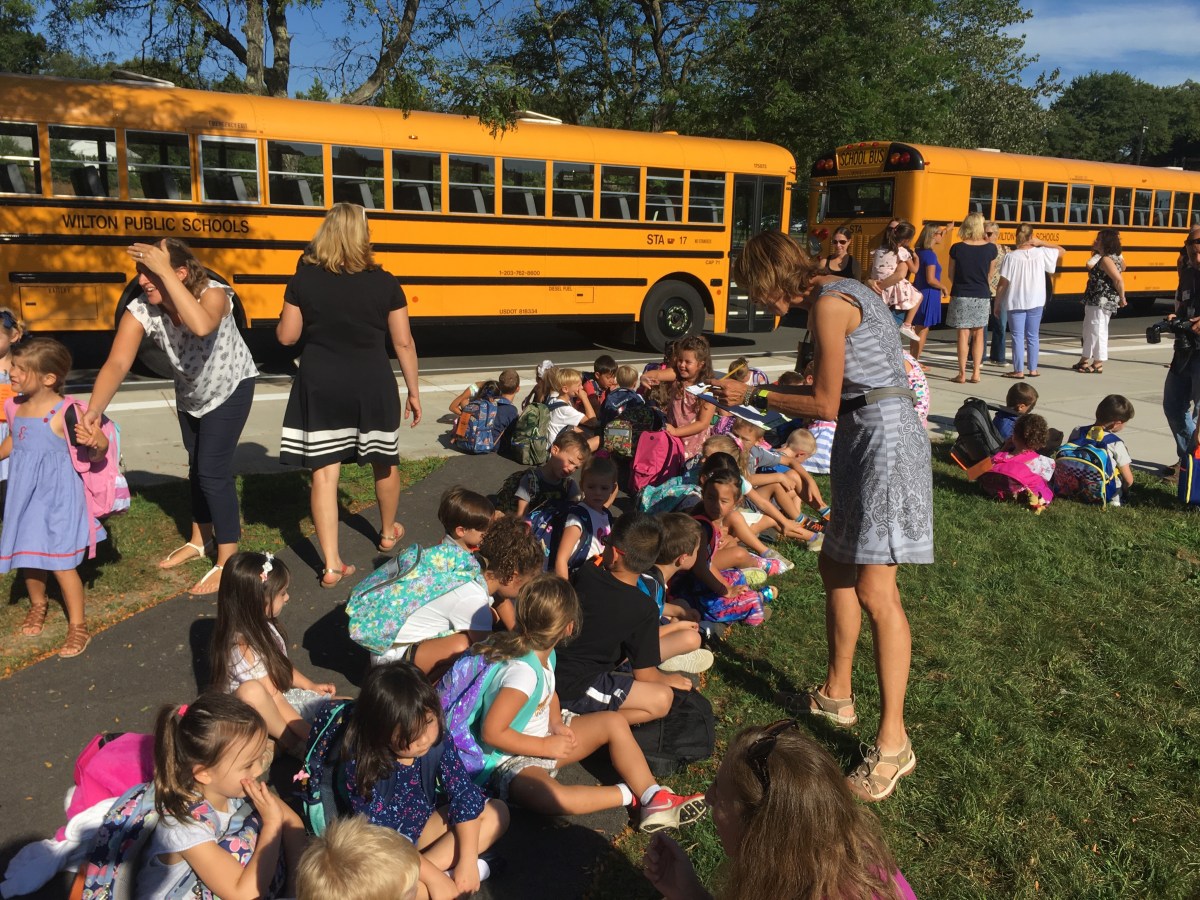 kids and busses