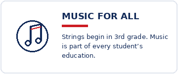 A graphic with a musical note icon and the text 'MUSIC FOR ALL'.
