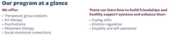 Mental Health Outpatient Program for Teens