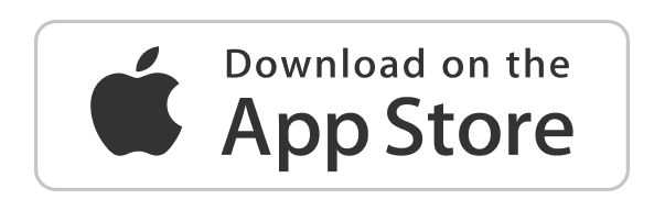 Button with the Apple logo and text: 'Download on the App Store'.