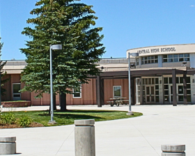 Front entrance to Central High School