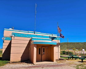 Front entrance to Clawson Elementary School
