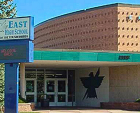 Front entrance to East High School