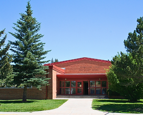 Main entrance door to be used during the school day for Henderson Elementary