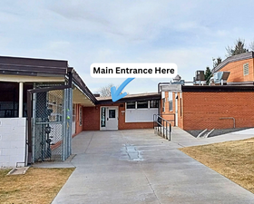 Main entrance to Hobbs Elementary to use during regular school hours.