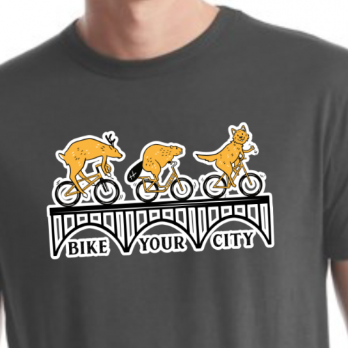 T-shirt - Men's - White outline