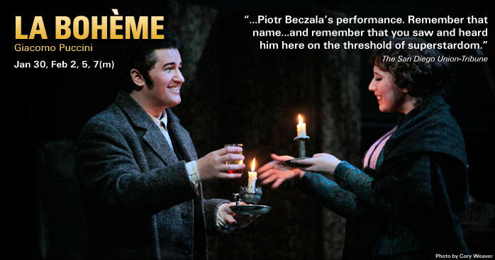 La Boheme - January 30, February 2, 5, 7(m) 2010