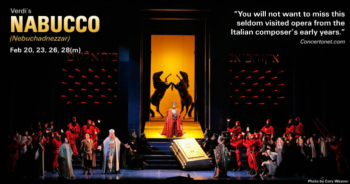 Nabucco - February 20, 23, 26, 28(m) 2010