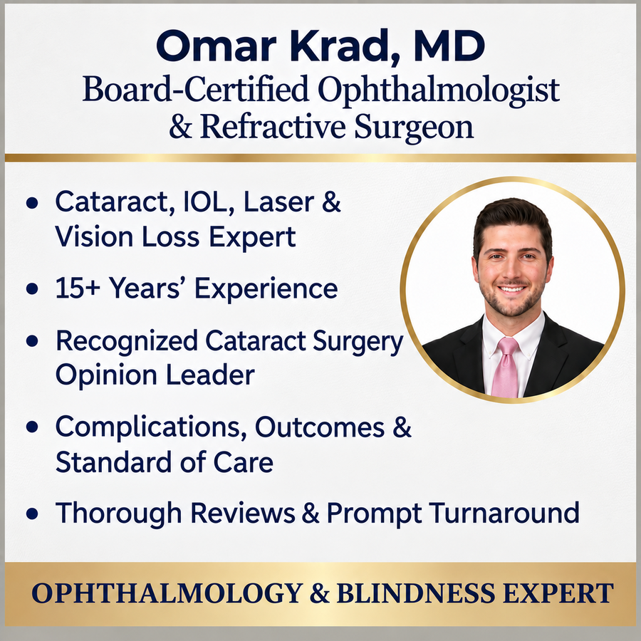 Ophthalmology Expert Witnesses in Tennessee - SEAK, Inc.