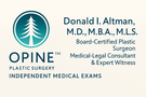Donald I. Altman, M.D. Expert Witness