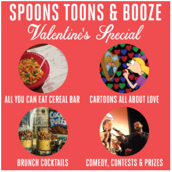 Spoons Toons & Booze Valentine’s Day Special Headshot