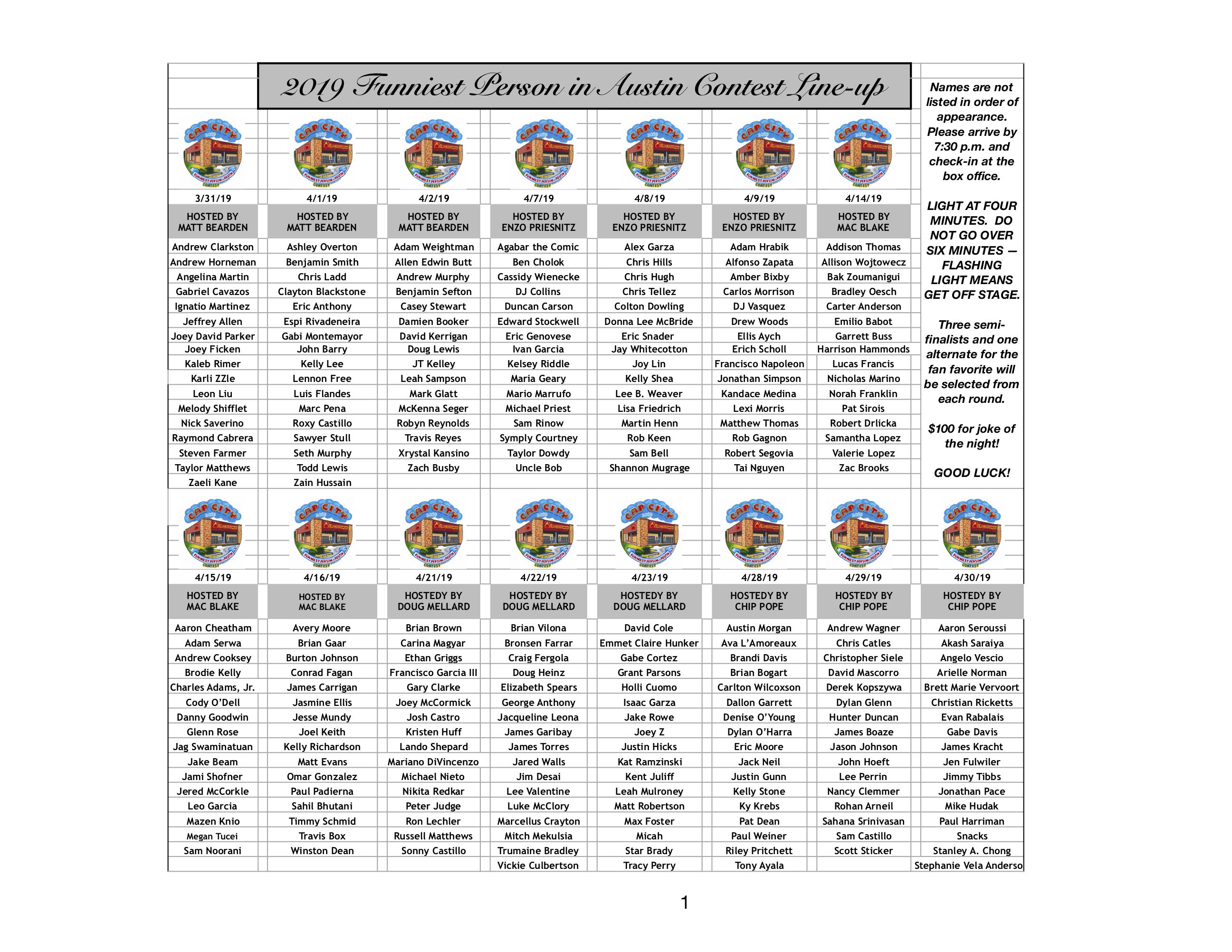 Cap City Comedy Club