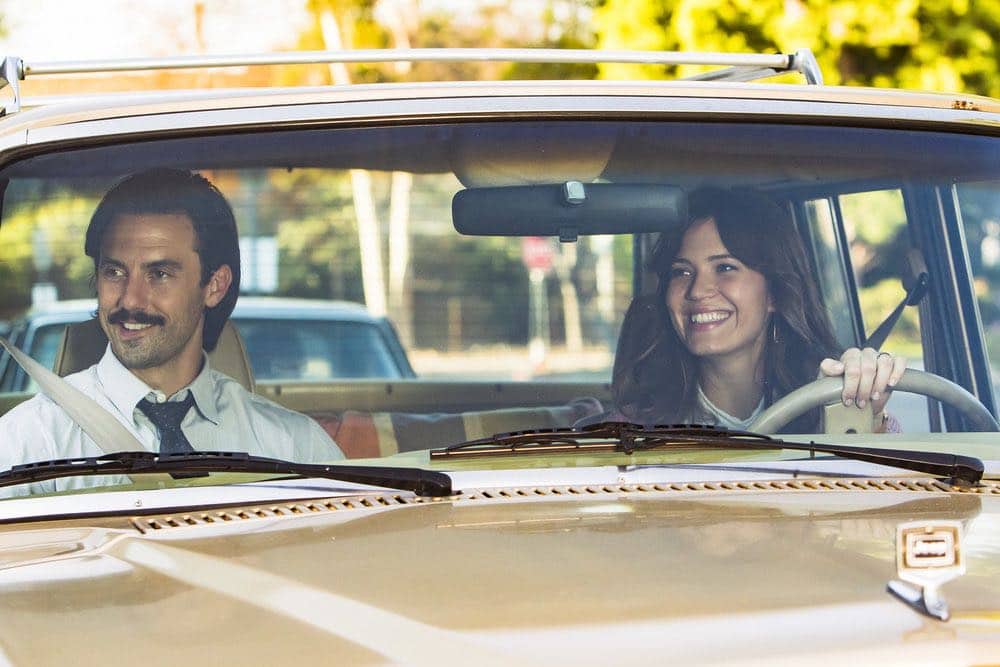 THIS IS US -- "Career Days" Episode 106 -- Pictured: (l-r) Milo Ventimiglia as Jack, Mandy Moore as Rebecca THIS IS US -- "Career Days" Episode 106 -- Pictured: (l-r) Milo Ventimiglia as Jack, Mandy Moore as Rebecca -- (Photo by: Ron Batzdorff/NBC)