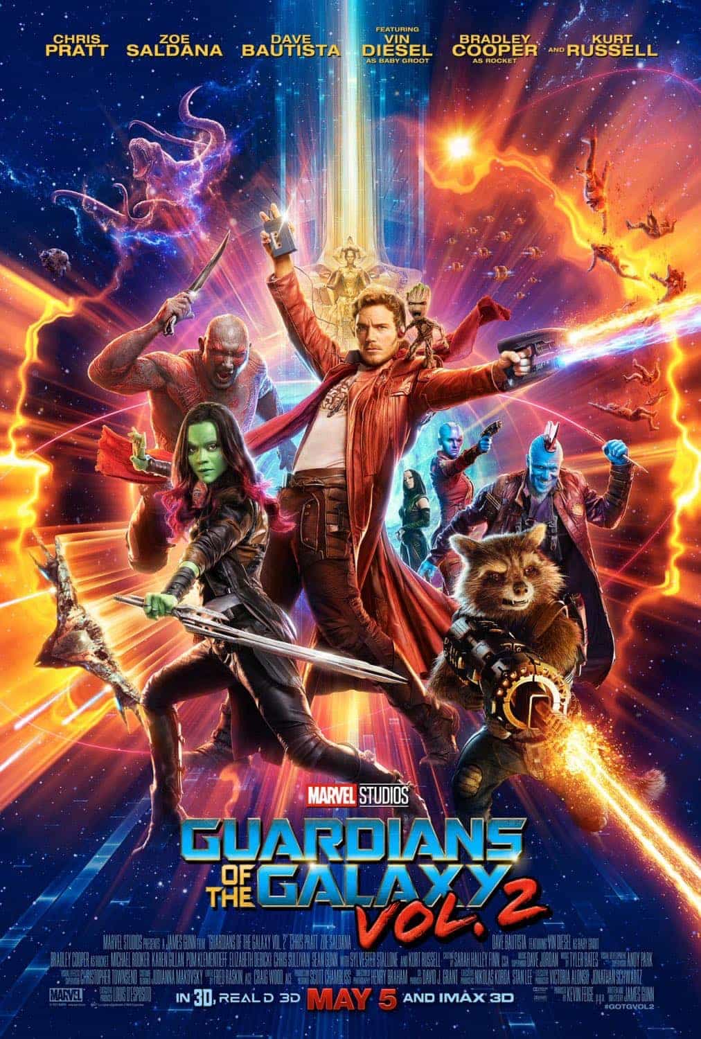 GUARDIANS OF THE GALAXY VOL 2 Poster