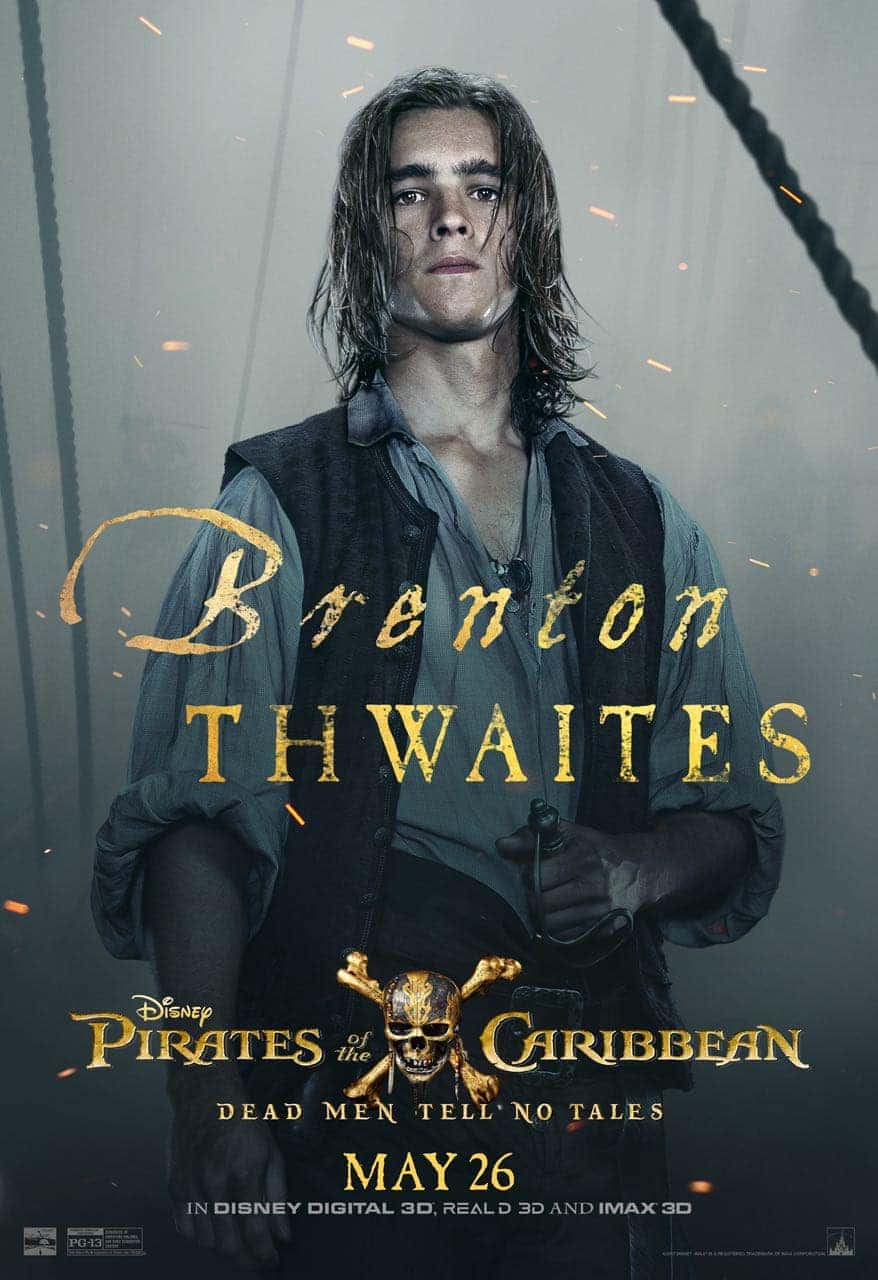 Pirates of the Caribbean: Dead Men Tell No Tales Brenton Thwaites Poster Pirates of the Caribbean: Dead Men Tell No Tales Brenton Thwaites Poster