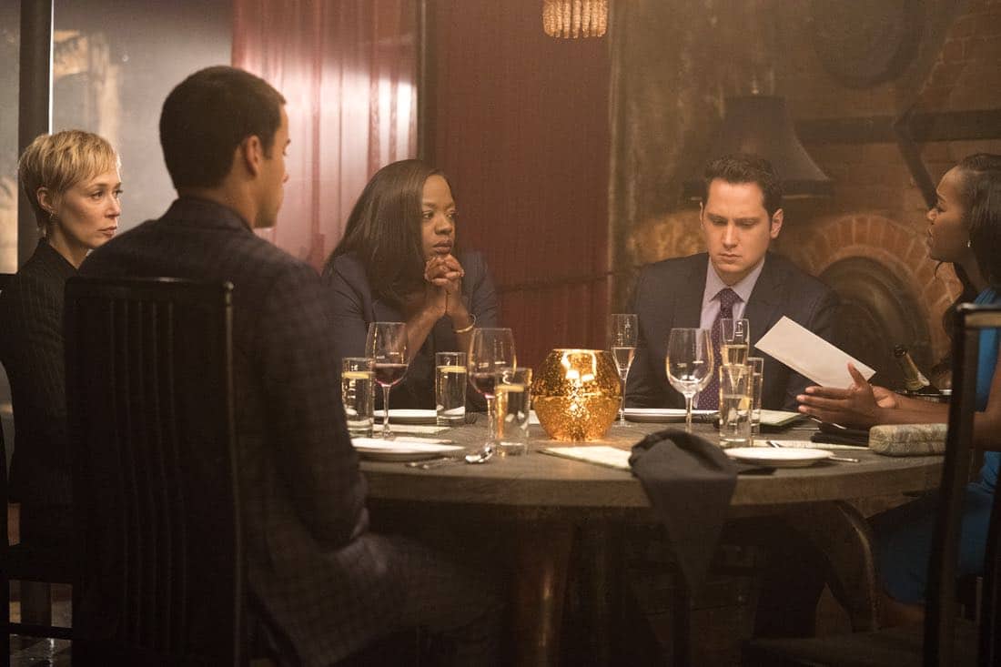 HOW TO GET AWAY WITH MURDER - "I'm Going Away" - In the wake of Wes' tragic death, Annalise returns to her family home to pick up the pieces of her shattered life, and realizes that, in order to rebuild, she must make a tough and shocking decision. Meanwhile, "the Keating 4" all face an uncertain future while Laurel becomes obsessed with finding out what actually happened to Wes the night he died. In a flash-forward, a terrifying crime is committed and everyone is a suspect on the highly anticipated season four premiere of "How to Get Away with Murder," THURSDAY, SEPTEMBER 28 (10:00-11:00 p.m. EDT), on The ABC Television Network. (ABC/Mitch Haaseth)