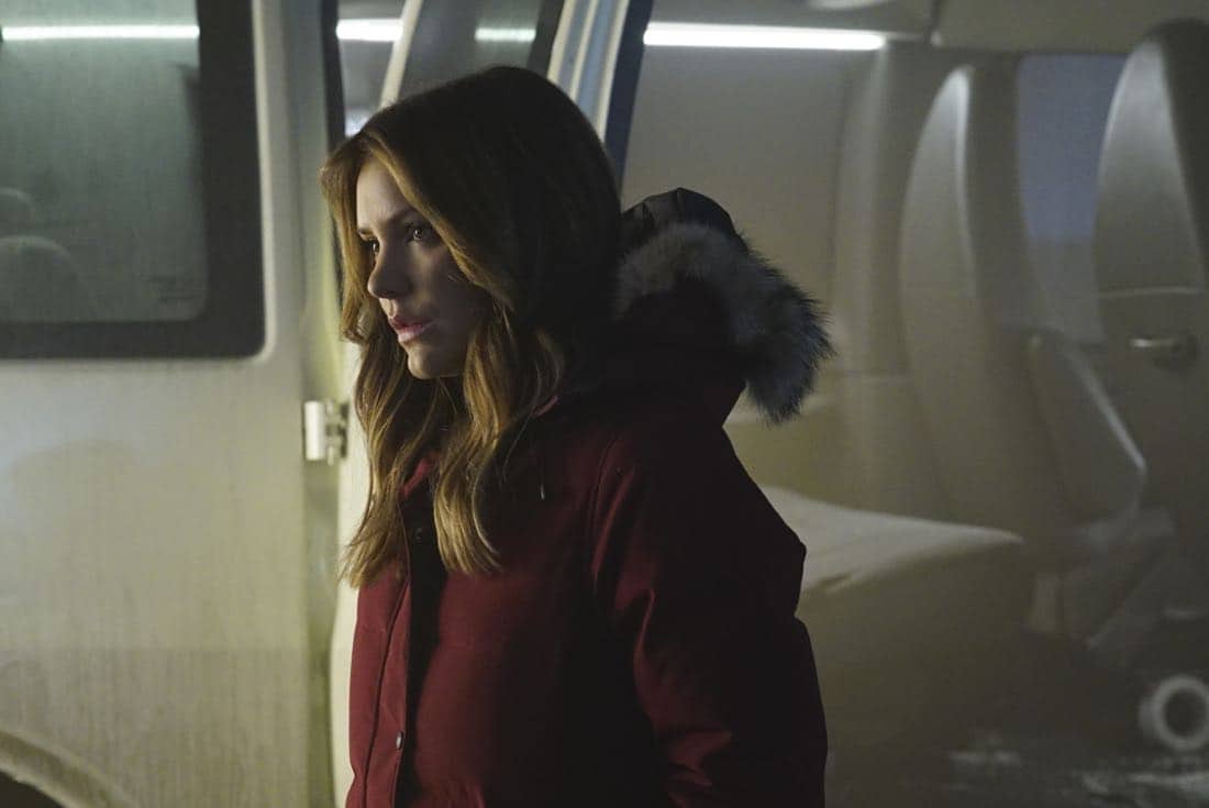 "More Extinction" -- Team Scorpion continues to work with their nemesis, Mark Collins, in order to prevent an extinction event that could end humanity. Also, Cabe's last-minute decision while on the case leads to the possible end of his career, on SCORPION, Monday, Oct. 2 (10:00-11:00 PM, ET/PT) on the CBS Television Network. Josh Leonard returns as Mark Collins. Pictured: Katharine McPhee Photo: Monty Brinton/CBS é2017 CBS Broadcasting, Inc. All Rights Reserved