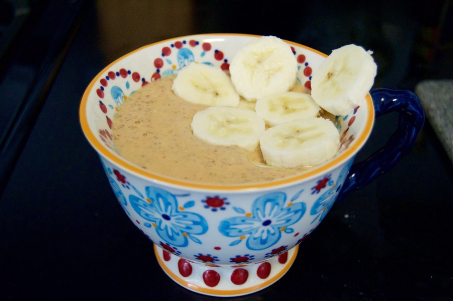 banana, peanut butter, peanut, butter, cream