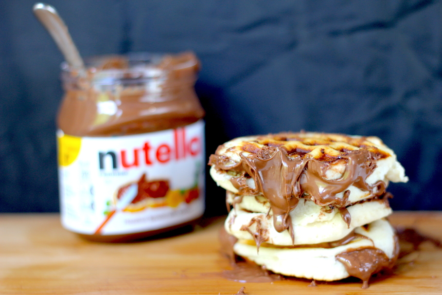 Ridiculously Easy 2Ingredient Nutella Waffles
