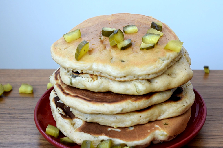 Peanut Butter Pickle Pancakes Sound Weird, But Taste Delicious