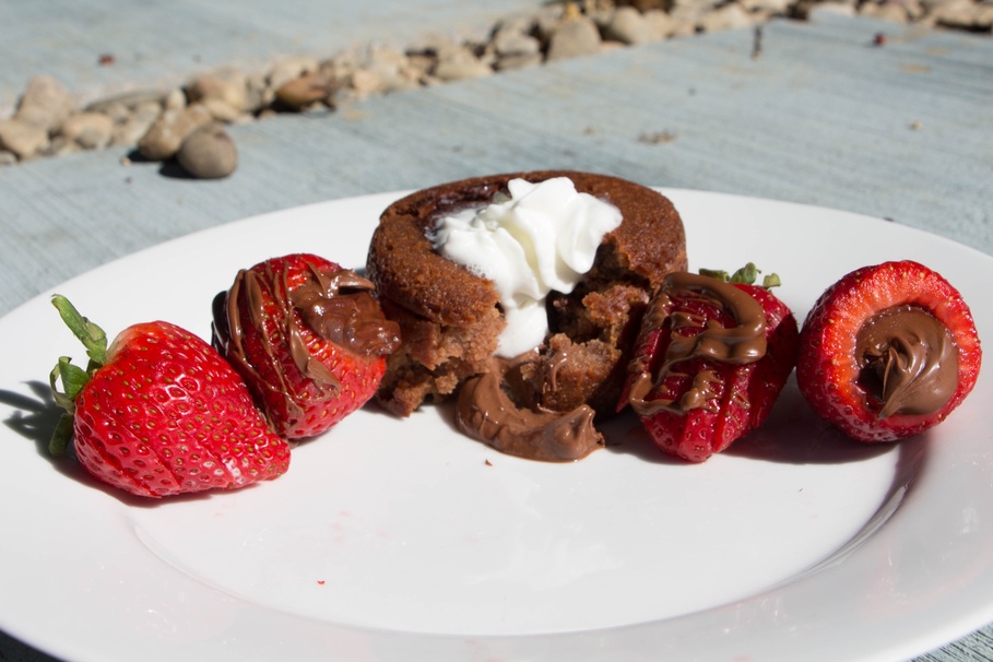 chocolate, cream, pudding