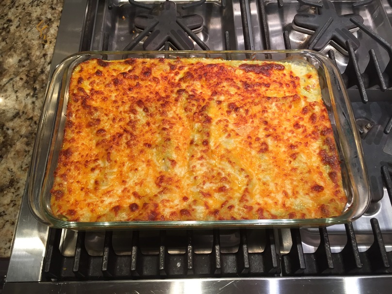 sauce, lasagna, cheese, chicken