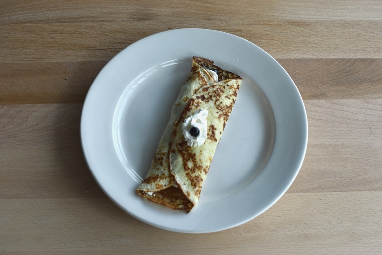 cheese, bread, banana